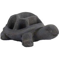 Solstice Sculptures Tortoise Planter 15Cm Blue Iron Effect, Blue