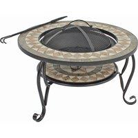 Summer Terrace Brava Fire Pit Low, Grey
