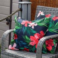 Streetwize Outdoor Pair of Scatter Cushions Tropical, Multi