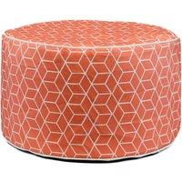 Streetwize Inflatable Ottoman Terracotta, Orange