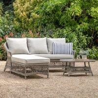 Gallery Direct Montans Chaise Set Stone, Grey
