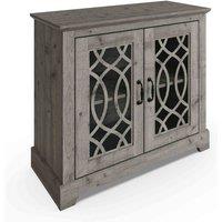 GFW Amelie 2 Door Compact Sideboard Mexican Grey, Grey