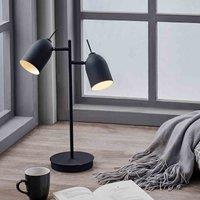 Teamson Home Mason Table Lamp With Black Finish Shade Vn-l00063Bs-UK, Black