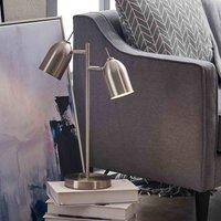 Teamson Home Mason Table Lamp With Chrome Shade Vn-l00063Nb-UK, Silver