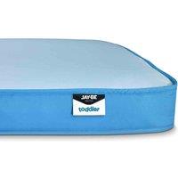 Jay-Be Toddler Waterproof Anti-Microbial Foam Free Sprung Mattress, Blue