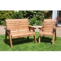 Charles Taylor Angled Three Seat Comp Set, Brown