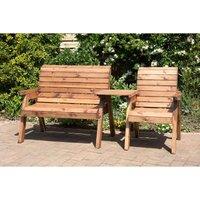 Charles Taylor Straight Three Seat Comp Set, Brown