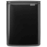 Brabantia 12L Bo Waste Bin - Matt Black, Black
