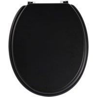 Interiors by PH Premier Housewares Matt Black Toilet Seat, Black