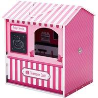 Olivia's Little World - Dreamland City Caf Doll House - Pink White Black