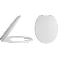 Nuie Luxury Soft Close Round Toilet Seat - White