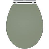 Nuie Classique Soft Close Wooden Toilet Seat - Satin Green, Green