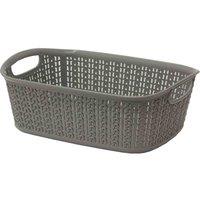 JVL Loop Loop 3L Storage Basket - Grey, Grey