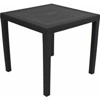 Trabella Salerno Square Table Anthracite, Grey