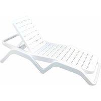 Trabella Scirocco Lounger White, White