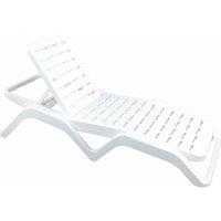 Trabella Scirocco Lounger 2 White