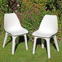 Trabella Eolo Chair Pack Of 2 White, White