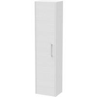 Hudson Reed Juno Wall Hung 350mm Tall Unit - White Ash, White