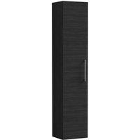 Nuie Arno 300mm Tall Unit (1 Door) - Charcoal Black, Black
