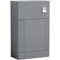 Nuie Deco 500mm WC Unit - Satin Grey, Grey