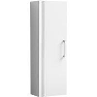 Nuie Deco 400mm Tall Unit - Satin White, White