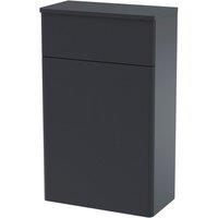 Nuie Classique 500mm WC Unit - Satin Anthracite, Grey