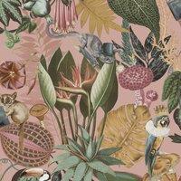 Holden Decor Wonderland Blush Wallpaper 10m x 53cm, Pink