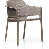 Nardi Net Chair Turtle Dove Pack Of 2, Grey