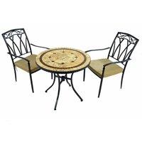 Exclusive Garden Richmond 76cm Bistro Table with 2 Ascot Chairs Set