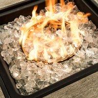 Teamson Home 1/2'' Reflective Fire Glass 9lb/4kg Bag Clear, White