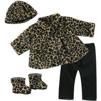 Sophias By Teamson Kids Doll Coat Hat Leggings And Boots Set For 18inch Dolls, Black