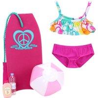 Sophias By Teamson Kids Bikini And Beach Accessories Set For 18inch Dolls, Pink