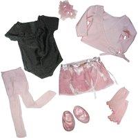 Sophia's By Teamson Kids Complete Ballet Leotard And Sweater Set For 18inch Dolls, Pink