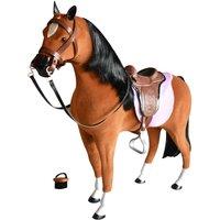 Sophias By Teamson Kids Doll Sized Horse And Accessories Set For 18inch Dolls, Brown