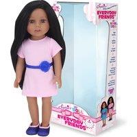Sophia's By Teamson Kids 18inch All Vinyl Dark Brown Hair Doll Brooklyn Brown Eyes, Pink