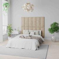 Aspire Easymount 4pk Modular DIY Headboard Panels- Beige