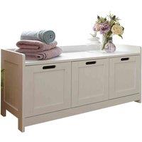 GFW Colonial 3 Door Storage Unit - White, White