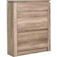 GFW Canyon Oak Shoe Cabinet - Oak, Brown