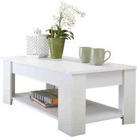 GFW Lift Up Coffee Table - White, White