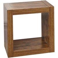 GFW Jakarta Cube Side Table - Mango, Brown