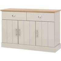 GFW Kendal Large Sideboard - Grey, Grey