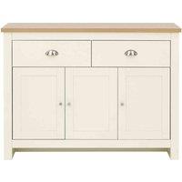 GFW Lancaster Large Sideboard - Cream, Cream