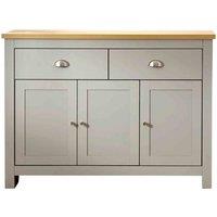 GFW Lancaster Large Sideboard - Grey, Grey