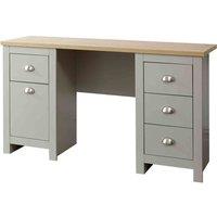 GFW Lancaster Study Desk - Grey, Grey