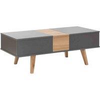 GFW Modena Double Lifting Coffee Table - Slate Grey