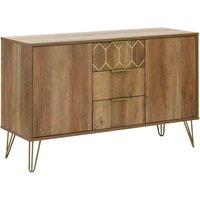 GFW Orleans 2 Door 3 Drawer Cabinet - Mango, Brown