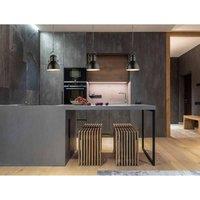 Globo Kutum Black Industrial Pendant