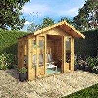 Mercia 6 x 8ft Premium Sussex Summerhouse, Brown