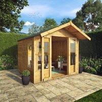 Mercia 8 x 8ft Premium Sussex Summerhouse, Brown
