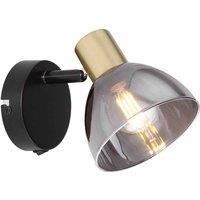 Globo Jay Single Wall Light, Black